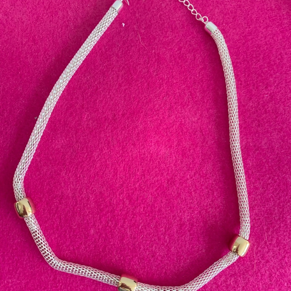 Avon Two Tone Necklace - Picture 3 of 7